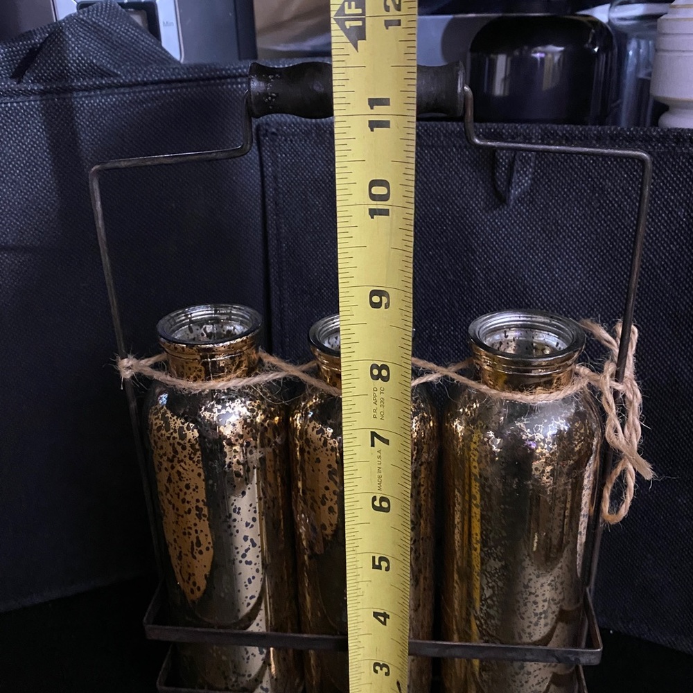 Gold Glass Vases